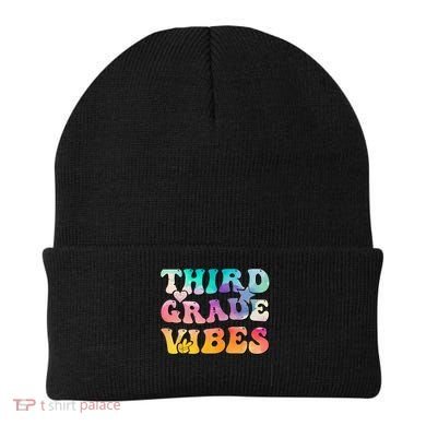 3rd Grade Vibes Back To School Retro Third Grade Teachers Beanie