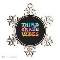 3rd Grade Vibes Back To School Retro Third Grade Teachers Ornament thumb 0