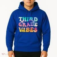 3rd Grade Vibes Back To School Retro Third Grade Teachers Hoodie thumb 2
