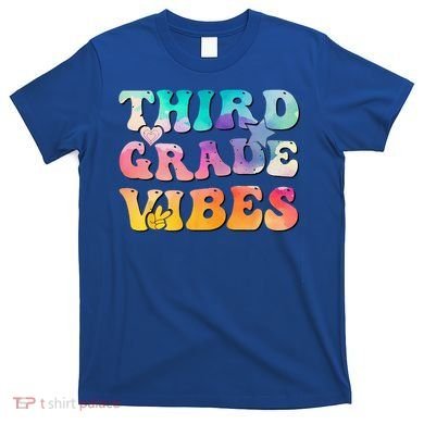 3rd Grade Vibes Back To School Retro Third Grade Teachers T-Shirt