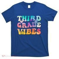 3rd Grade Vibes Back To School Retro Third Grade Teachers T-Shirt thumb 0