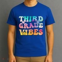 3rd Grade Vibes Back To School Retro Third Grade Teachers T-Shirt thumb 3