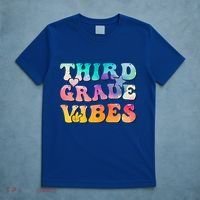 3rd Grade Vibes Back To School Retro Third Grade Teachers T-Shirt thumb 5