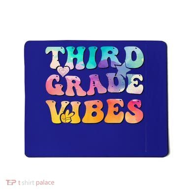 3rd Grade Vibes Back To School Retro Third Grade Teachers Mousepad