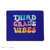 3rd Grade Vibes Back To School Retro Third Grade Teachers Mousepad thumb 0