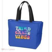 3rd Grade Vibes Back To School Retro Third Grade Teachers Tote Bag thumb 3
