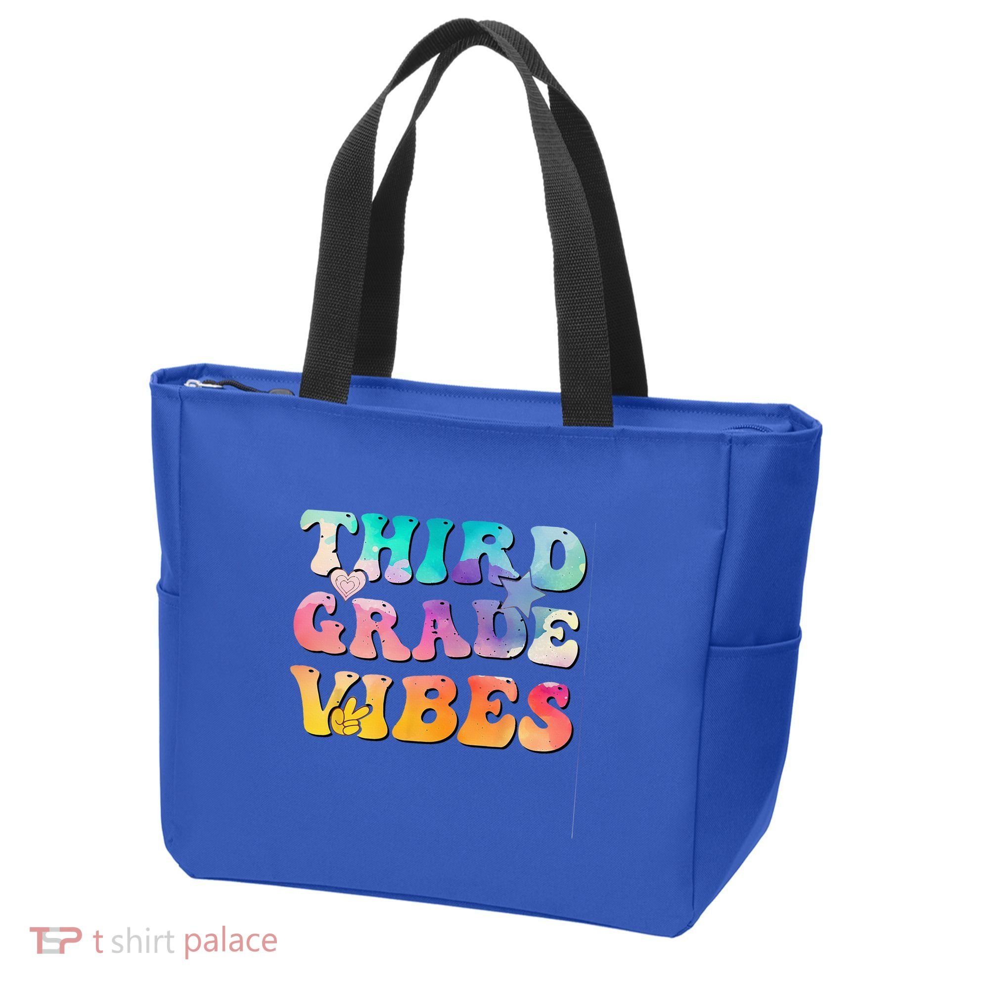 3rd Grade Vibes Back To School Retro Third Grade Teachers Tote Bag