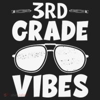 3rd Grade Vibers Glassess Teacher Student Back To School Women's Sweatshirt thumb 2