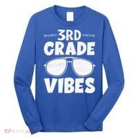 3rd Grade Vibers Glassess Teacher Student Back To School Long Sleeve Shirt thumb 0
