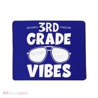 3rd Grade Vibers Glassess Teacher Student Back To School Mousepad thumb 0