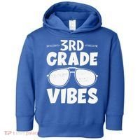 3rd Grade Vibers Glassess Teacher Student Back To School Toddler Hoodie thumb 0