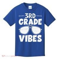 3rd Grade Vibers Glassess Teacher Student Back To School Kids T-Shirt thumb 0