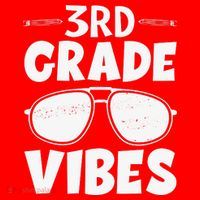 3rd Grade Vibers Glassess Teacher Student Back To School Santa Hat thumb 1