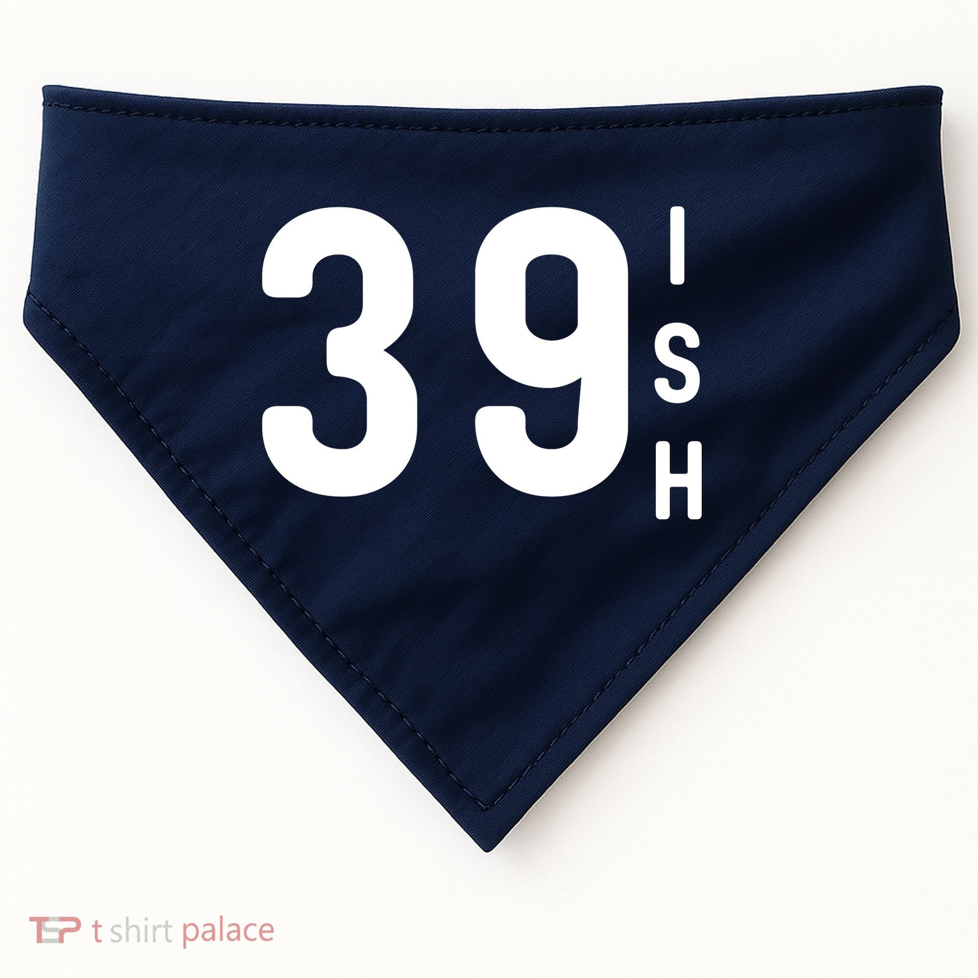 39 Ish Funny 40th Birthday Idea 40th 39th 39ish Birthday USA-Made Doggie Bandana