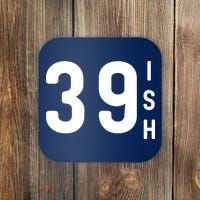 39 Ish Funny 40th Birthday Idea 40th 39th 39ish Birthday Coaster thumb 0