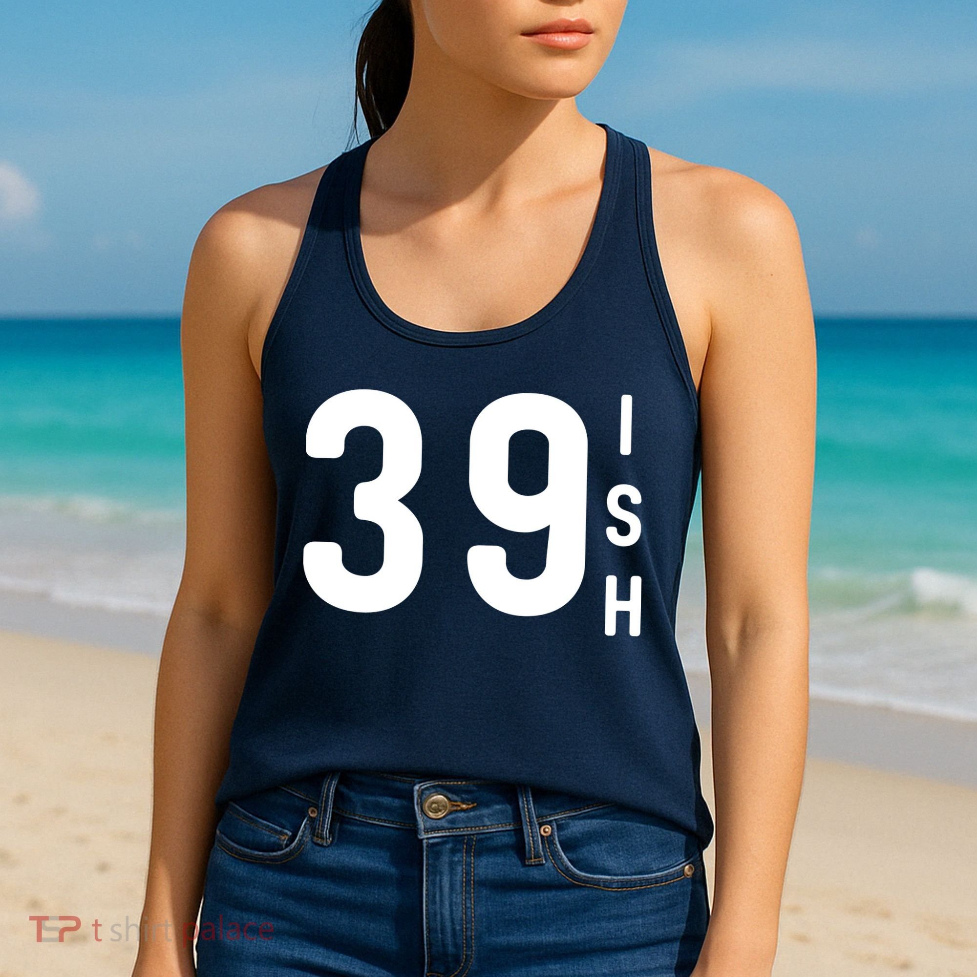 39 Ish Funny 40th Birthday Idea 40th 39th 39ish Birthday Women's Tank Top