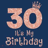 30 ItS My Birthday 30 Years Old Happy 30th Birthday USA-Made Doggie Bandana thumb 2
