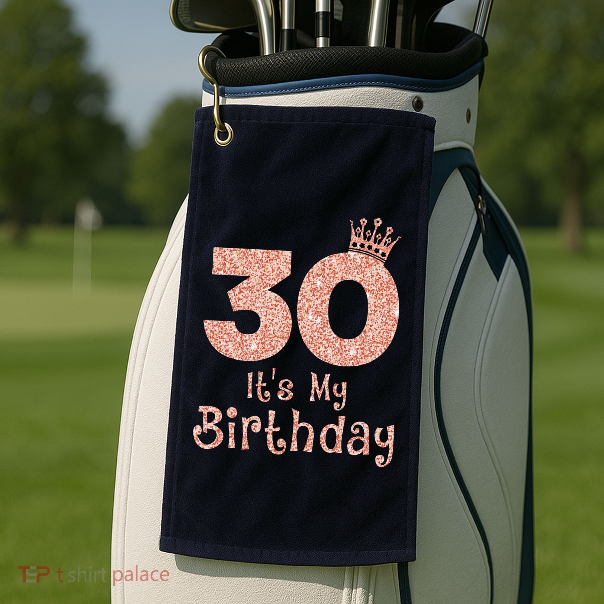 30 ItS My Birthday 30 Years Old Happy 30th Birthday Golf Towel