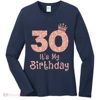 30 ItS My Birthday 30 Years Old Happy 30th Birthday Women's Long Sleeve Shirt thumb 0