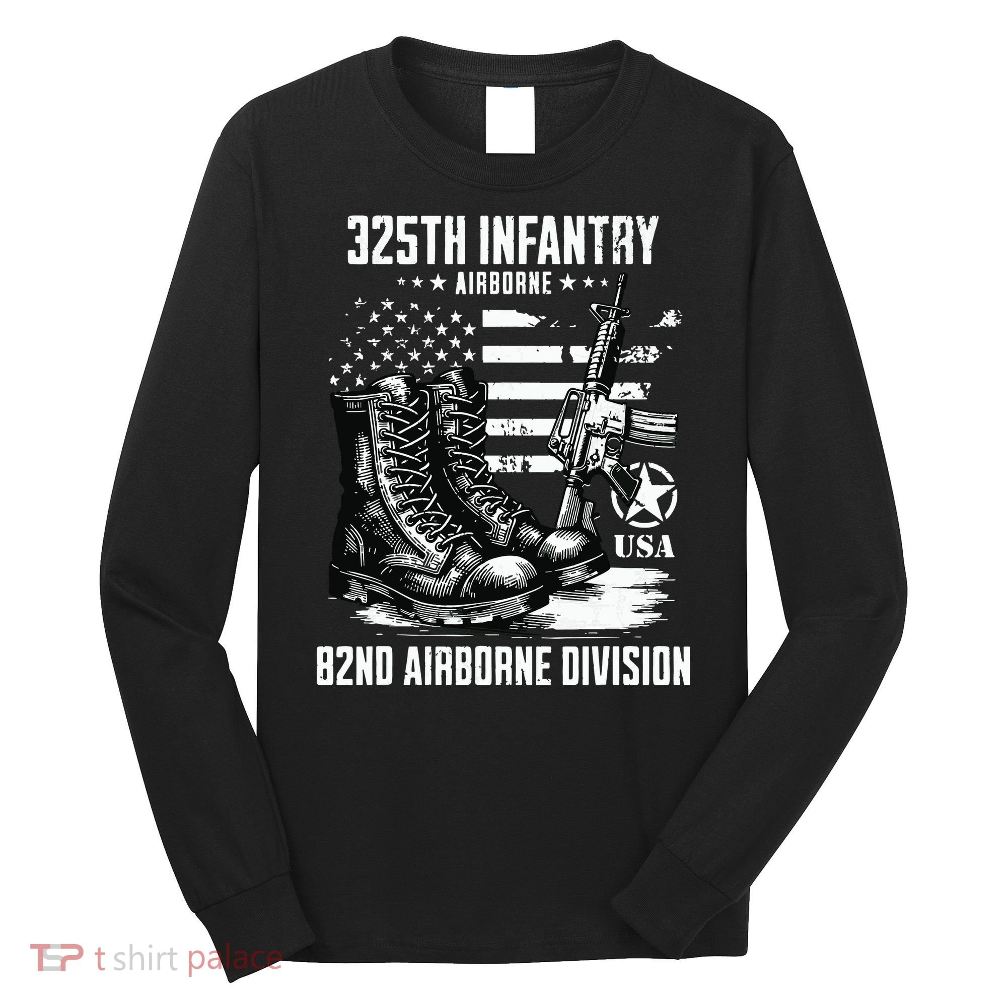325th Infantry Regiment 82nd Airborne Division Veteran Long Sleeve Shirt