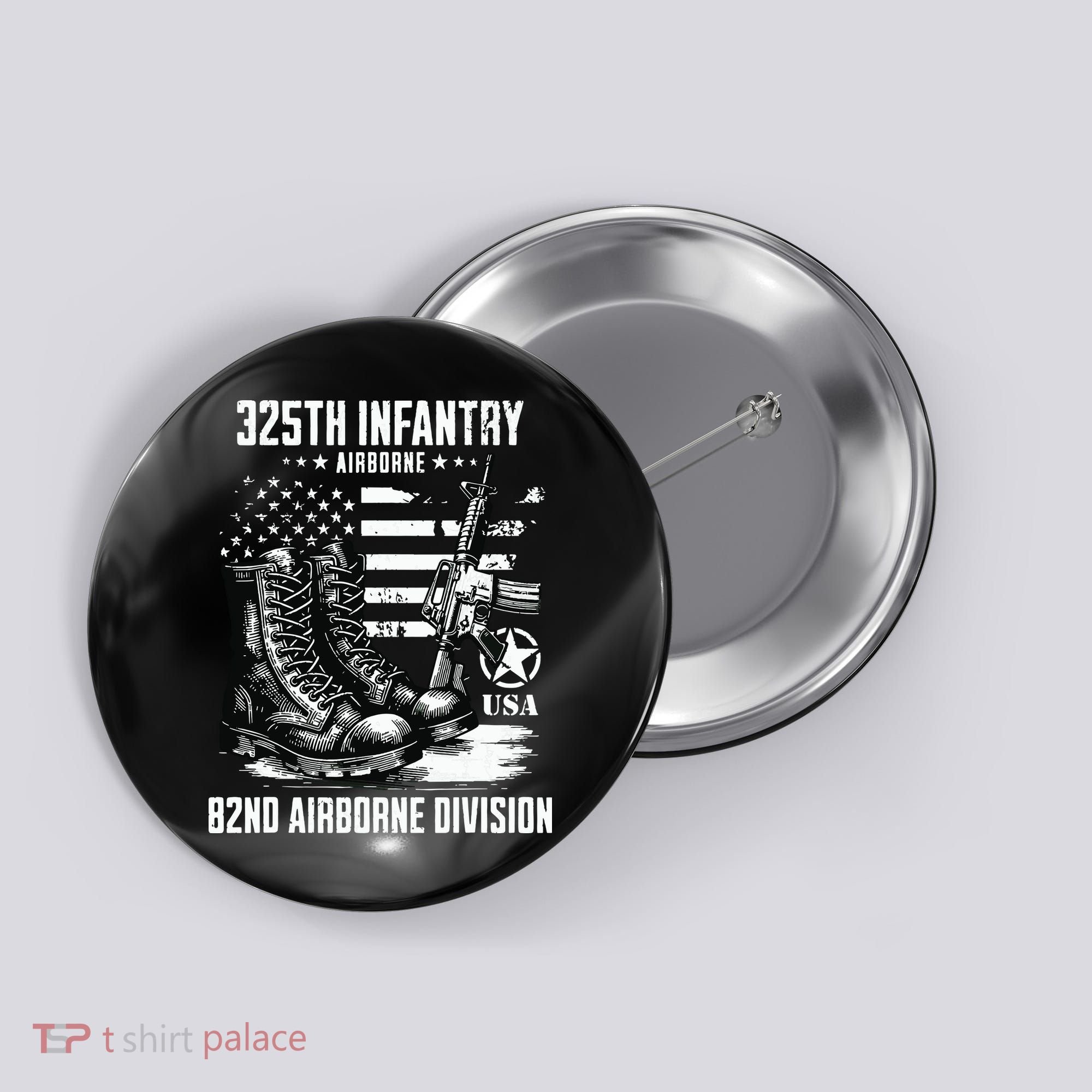 325th Infantry Regiment 82nd Airborne Division Veteran Button