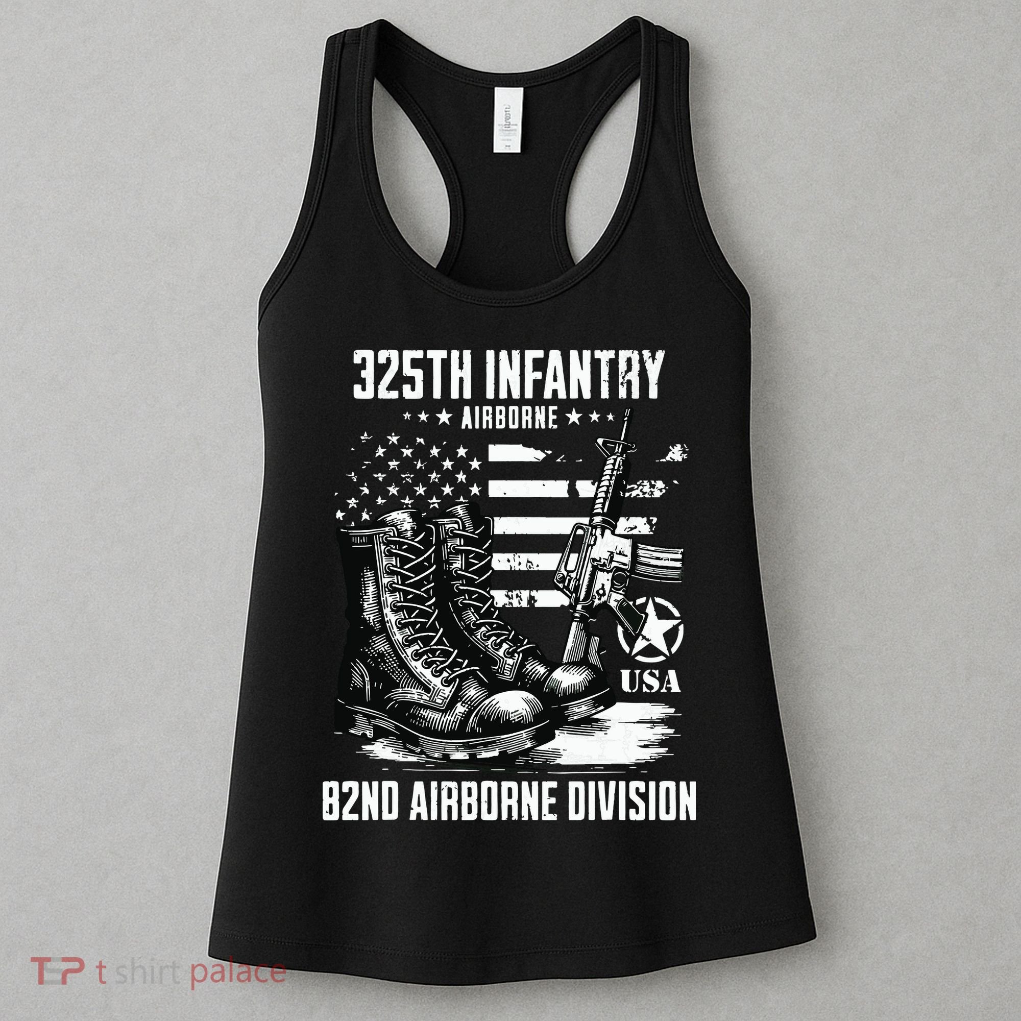 325th Infantry Regiment 82nd Airborne Division Veteran Women's Tank Top