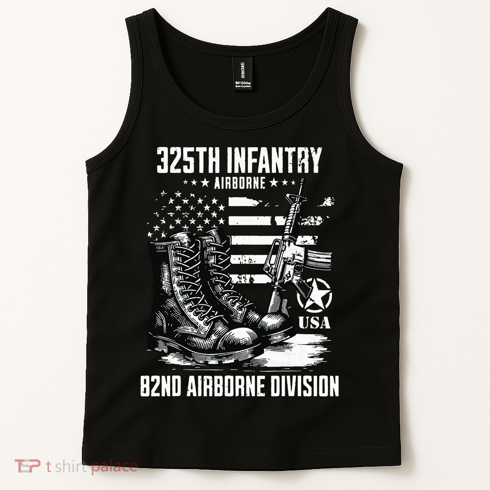 325th Infantry Regiment 82nd Airborne Division Veteran Tank Top