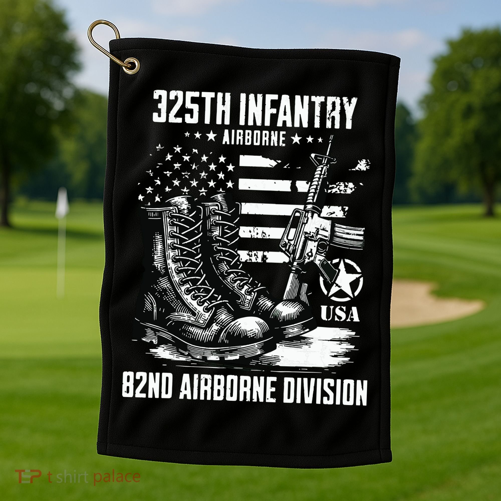 325th Infantry Regiment 82nd Airborne Division Veteran Golf Towel