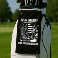 325th Infantry Regiment 82nd Airborne Division Veteran Golf Towel thumb 2