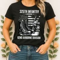 325th Infantry Regiment 82nd Airborne Division Veteran Women's T-Shirt thumb 2