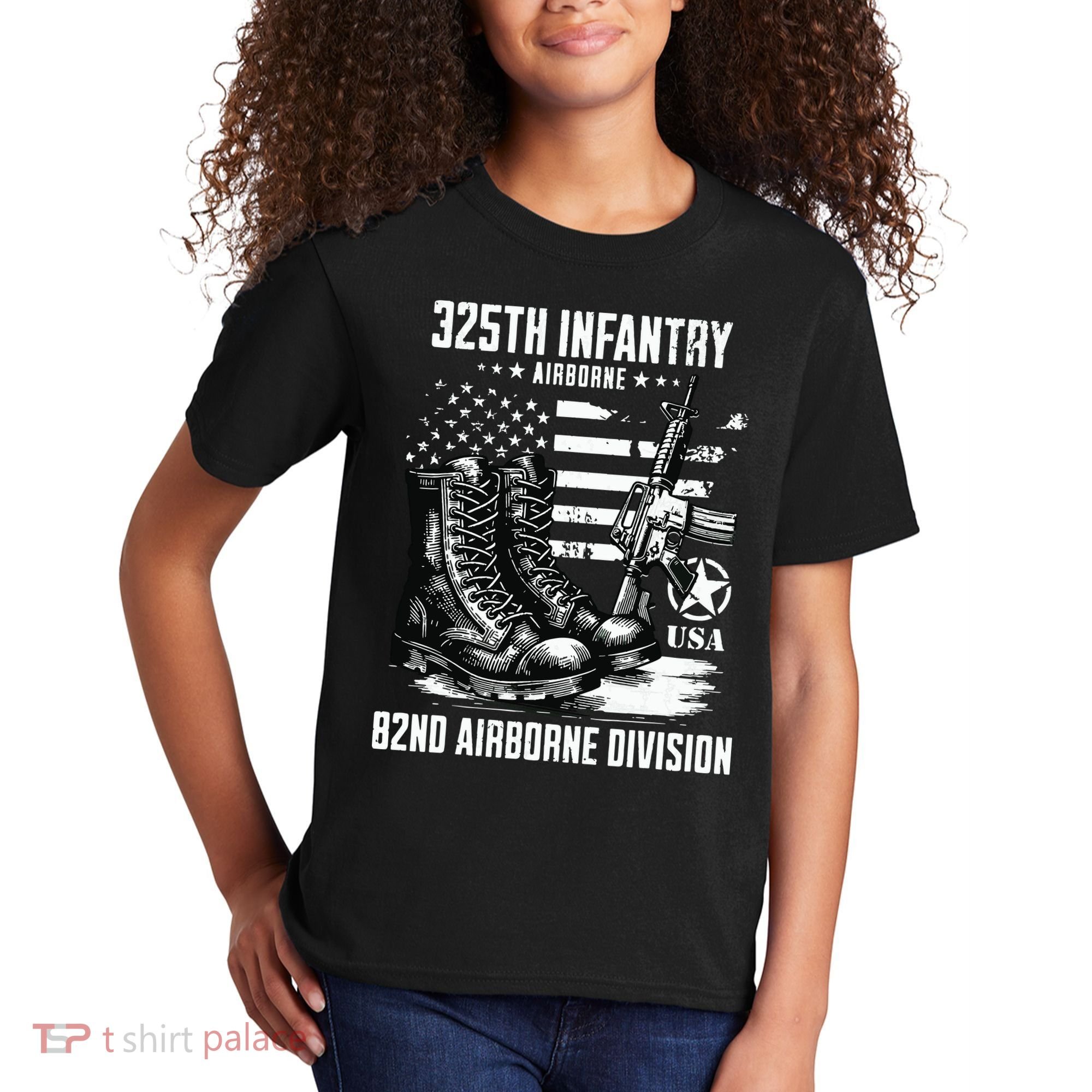 325th Infantry Regiment 82nd Airborne Division Veteran Kids T-Shirt