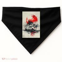 350 Jdm Race Car Scene Z33 Tuning Drift Import USA-Made Doggie Bandana thumb 0