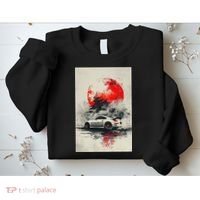 350 Jdm Race Car Scene Z33 Tuning Drift Import Sweatshirt thumb 2