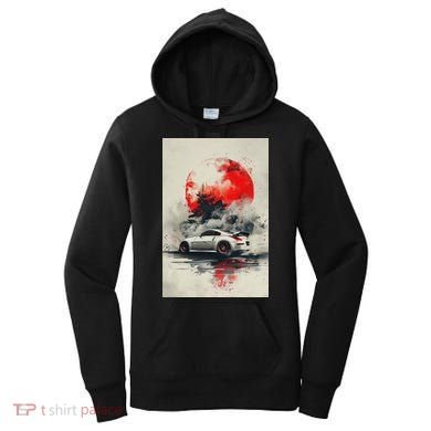 350 Jdm Race Car Scene Z33 Tuning Drift Import Women's Hoodie