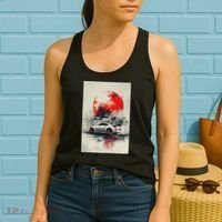 350 Jdm Race Car Scene Z33 Tuning Drift Import Women's Tank Top thumb 2