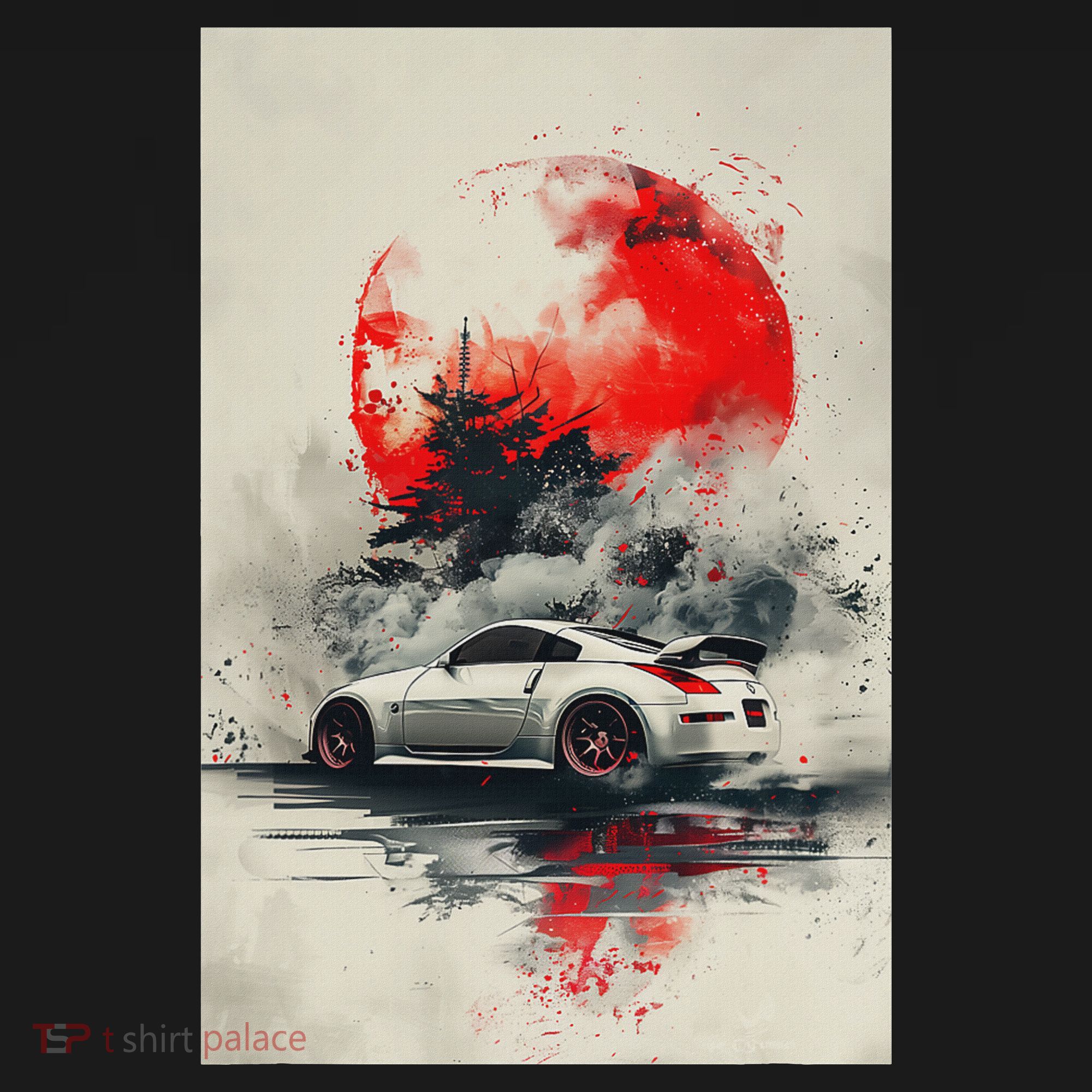350 Jdm Race Car Scene Z33 Tuning Drift Import Women's Tank Top