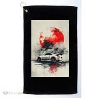 350 Jdm Race Car Scene Z33 Tuning Drift Import Golf Towel thumb 0