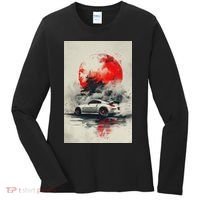 350 Jdm Race Car Scene Z33 Tuning Drift Import Women's Long Sleeve Shirt thumb 0