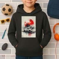 350 Jdm Race Car Scene Z33 Tuning Drift Import Kids Hoodie thumb 2