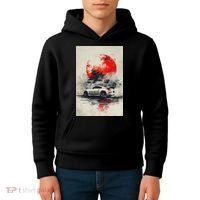 350 Jdm Race Car Scene Z33 Tuning Drift Import Kids Hoodie thumb 4