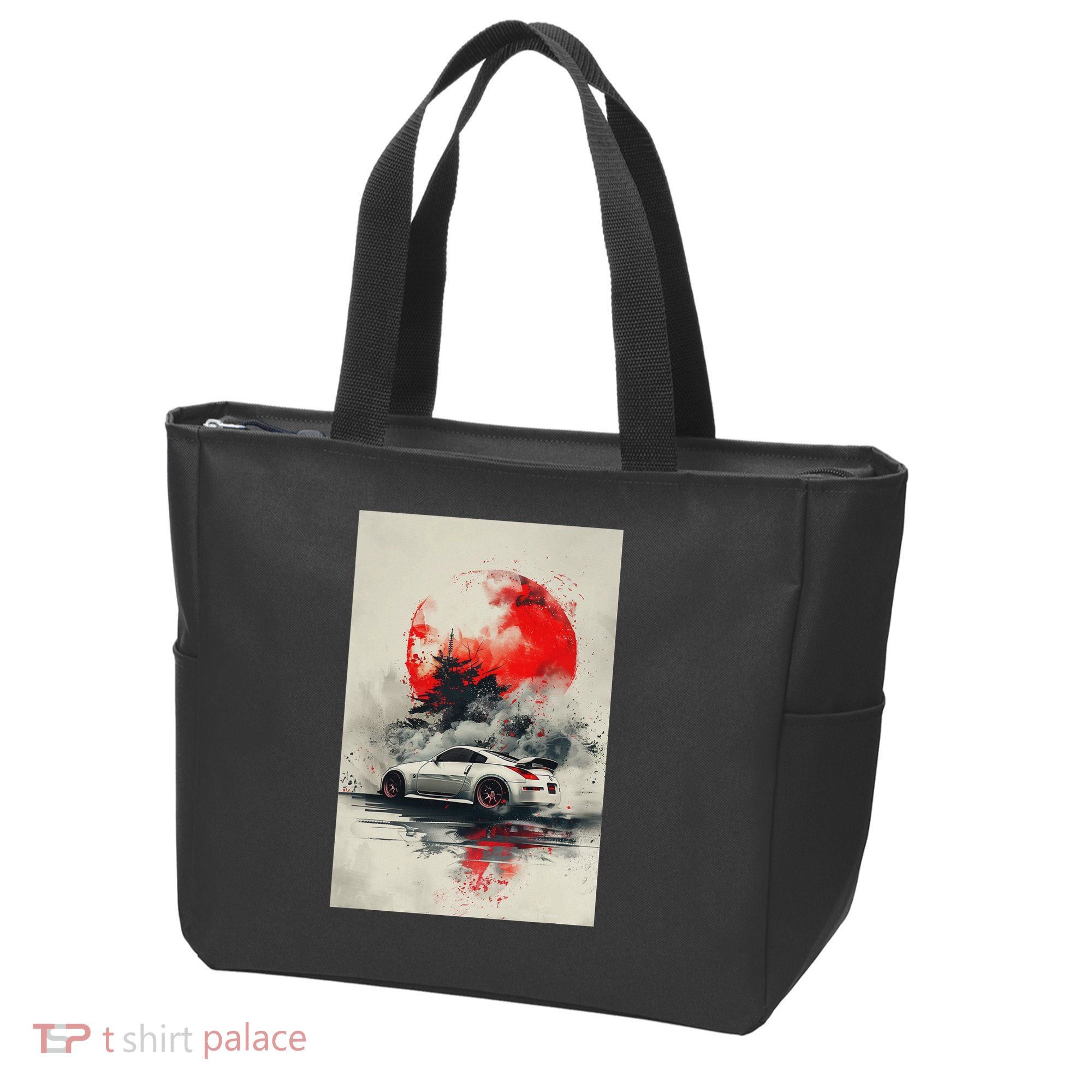 350 Jdm Race Car Scene Z33 Tuning Drift Import Tote Bag