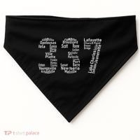 337 Lafayette Lake Charles Louisiana Acadiana Area Code USA-Made Doggie Bandana thumb 0