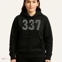 337 Lafayette Lake Charles Louisiana Acadiana Area Code Hoodie thumb 5