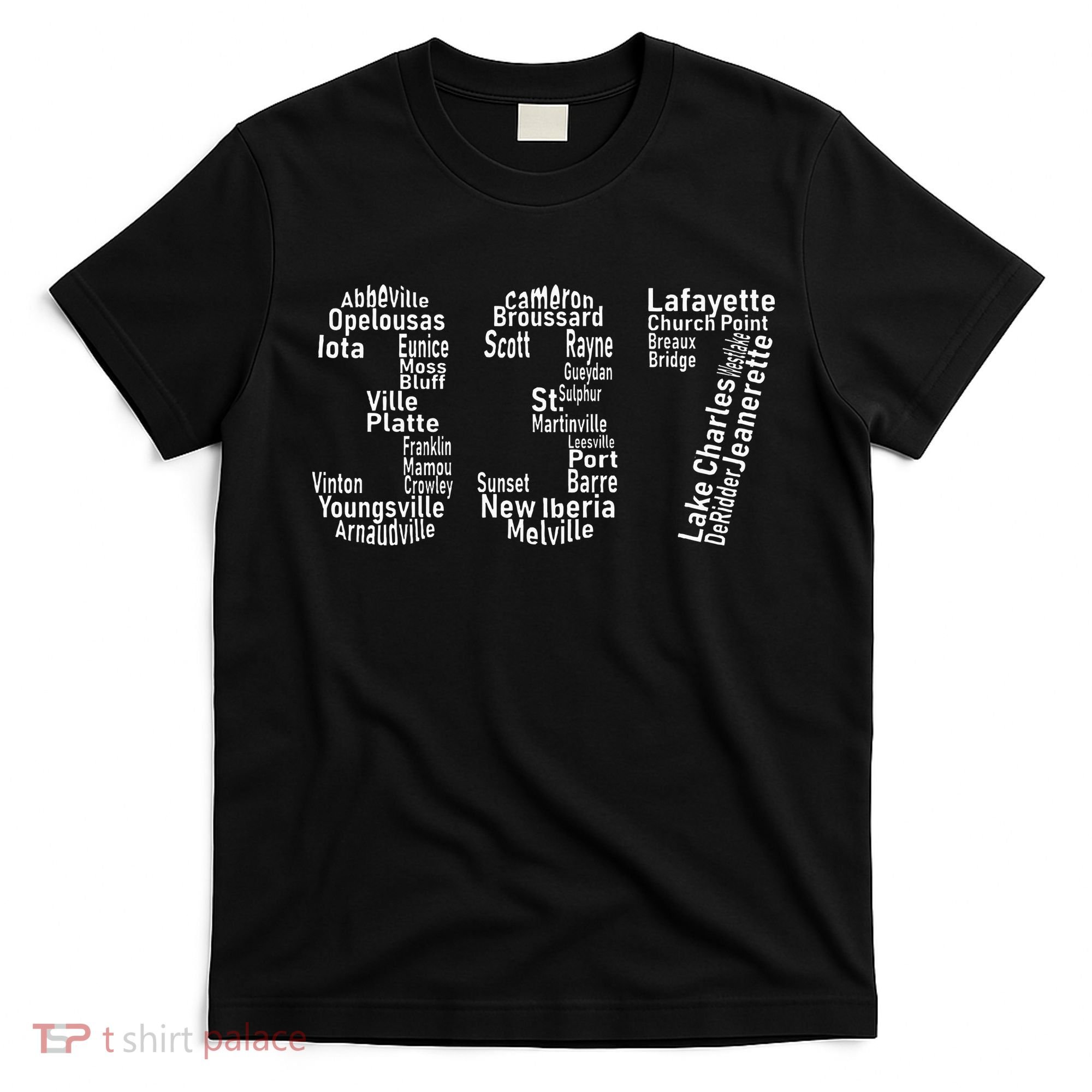 337 Lafayette Lake Charles Louisiana Acadiana Area Code T-Shirt