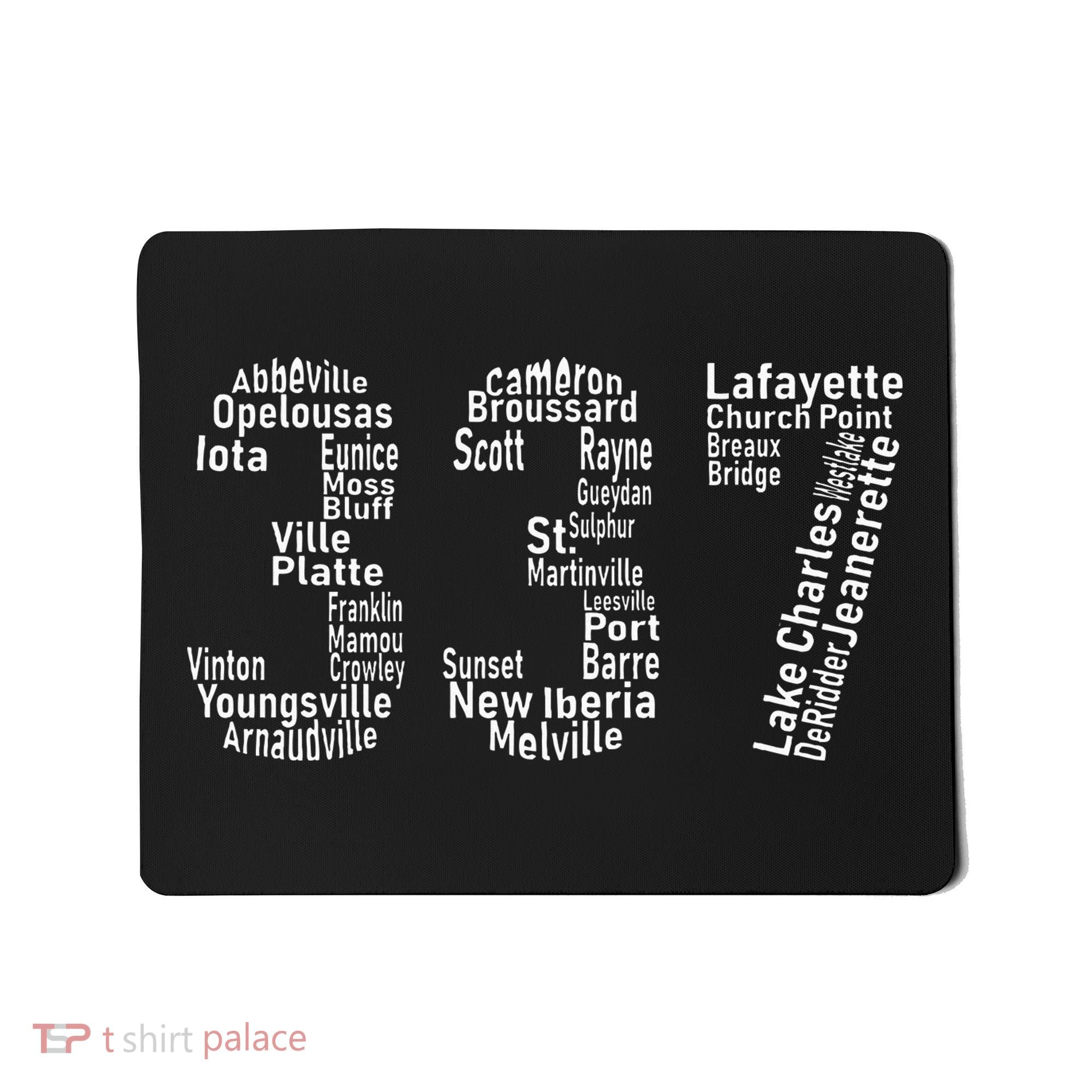 337 Lafayette Lake Charles Louisiana Acadiana Area Code Mousepad