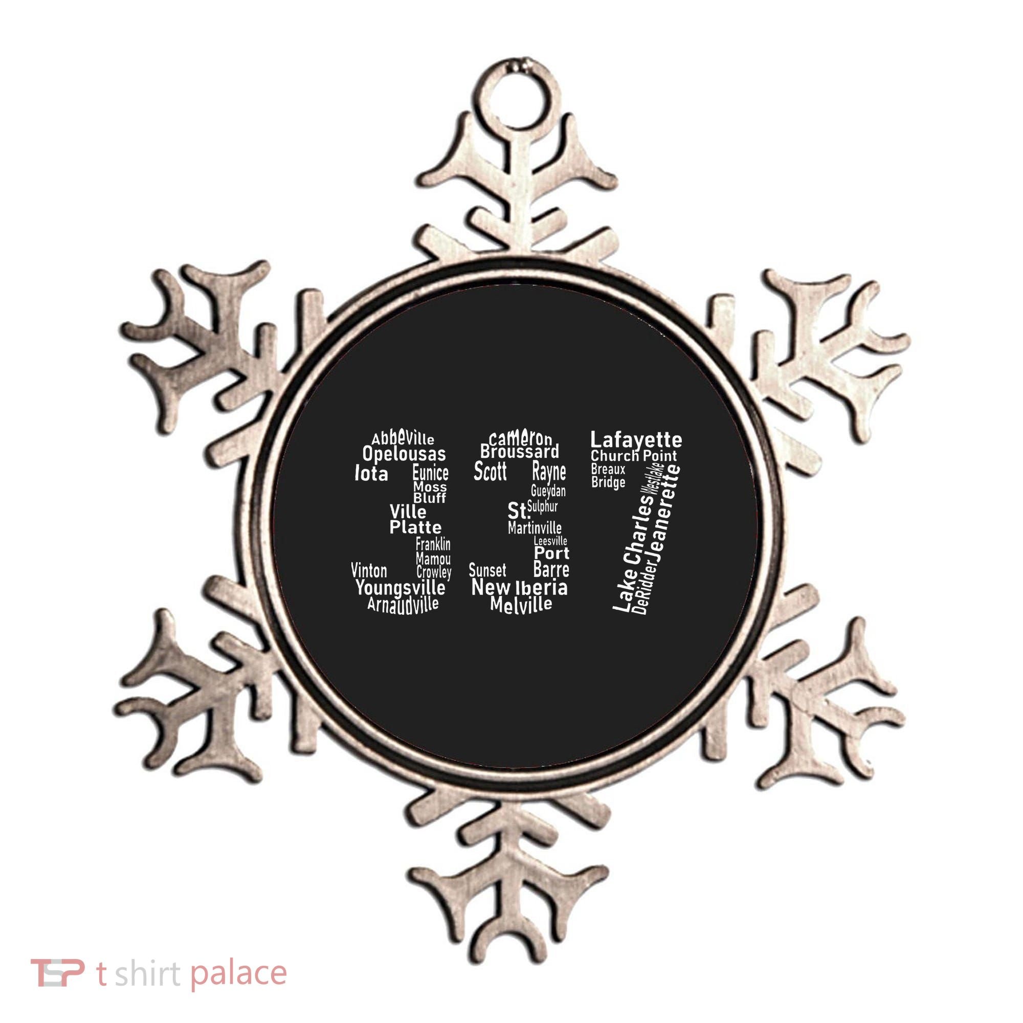 337 Lafayette Lake Charles Louisiana Acadiana Area Code Ornament