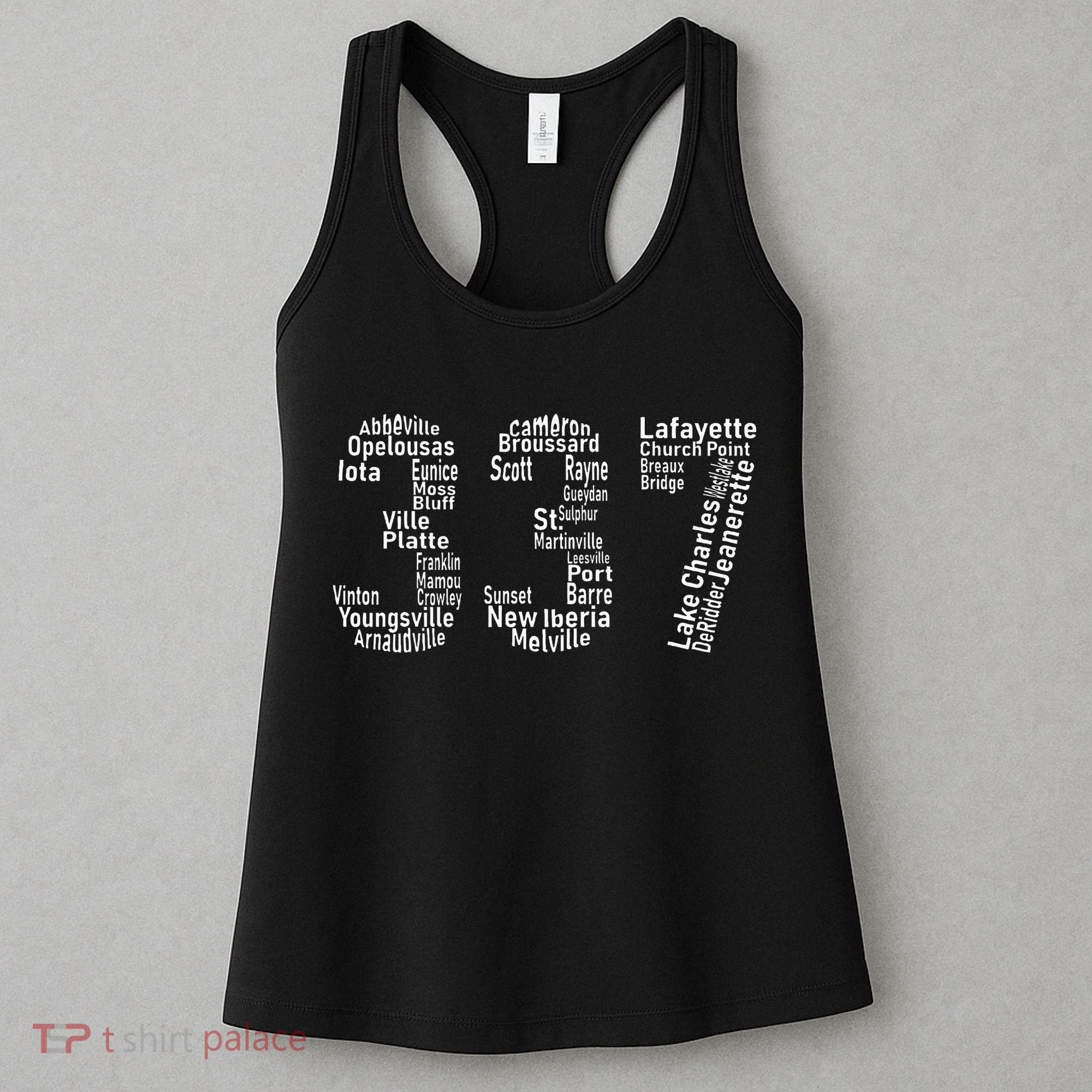 337 Lafayette Lake Charles Louisiana Acadiana Area Code Women's Tank Top