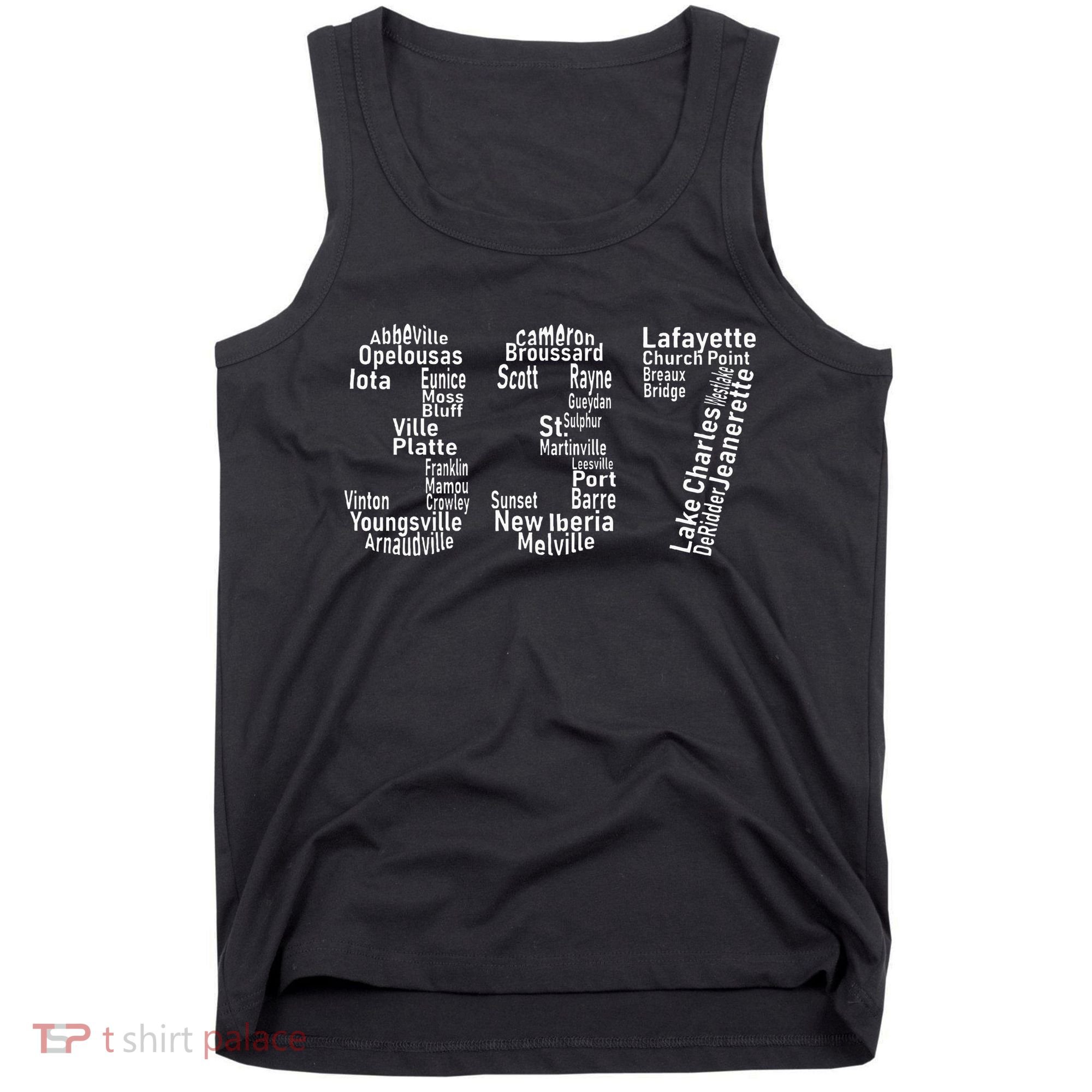 337 Lafayette Lake Charles Louisiana Acadiana Area Code Tank Top