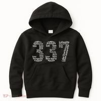 337 Lafayette Lake Charles Louisiana Acadiana Area Code Kids Hoodie thumb 0