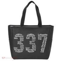 337 Lafayette Lake Charles Louisiana Acadiana Area Code Tote Bag thumb 0